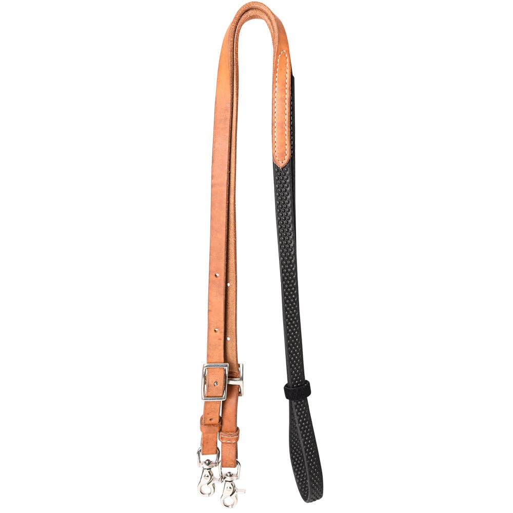 Leather Rubber Grip Contest Reins