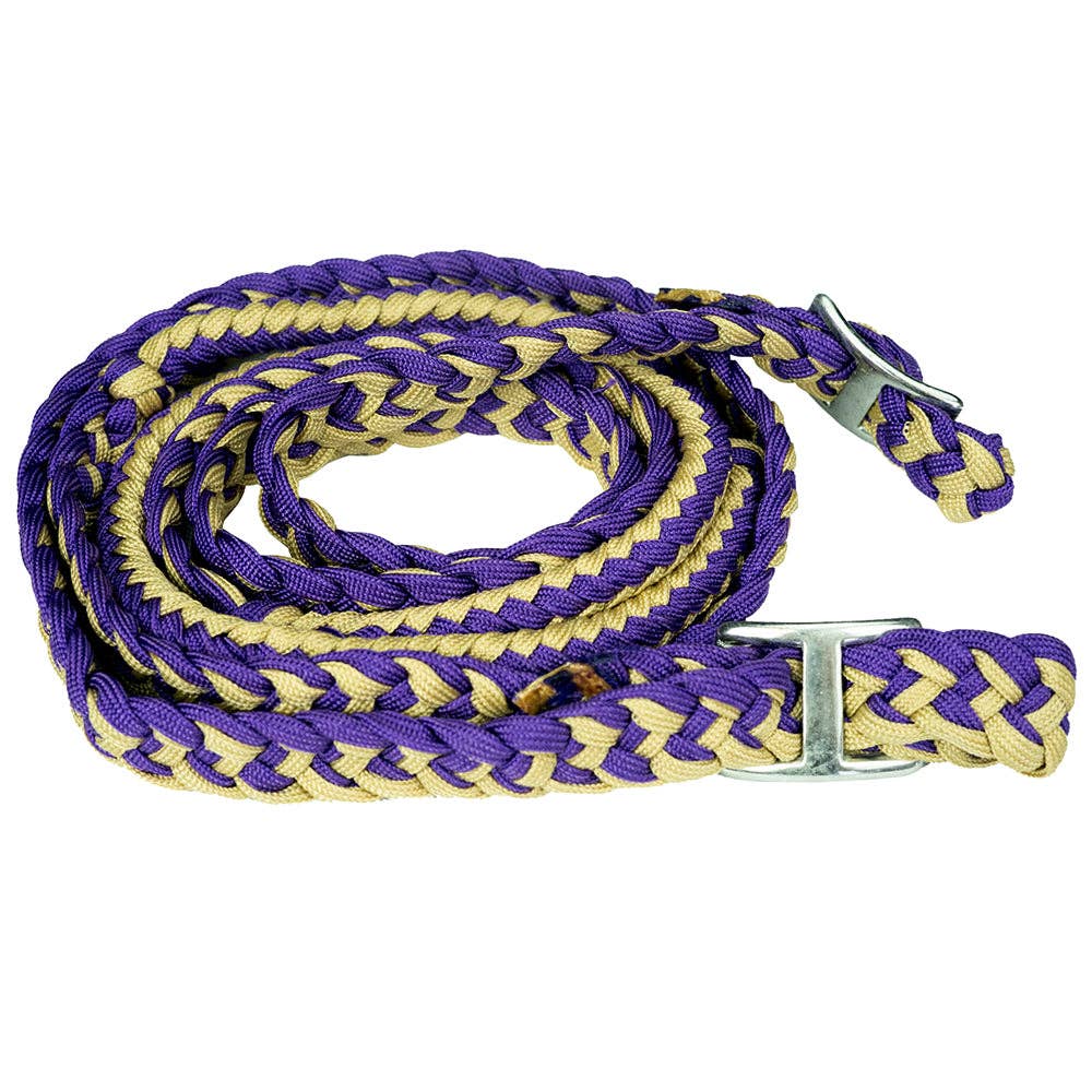 Braided Poly Contest Flat Reins
