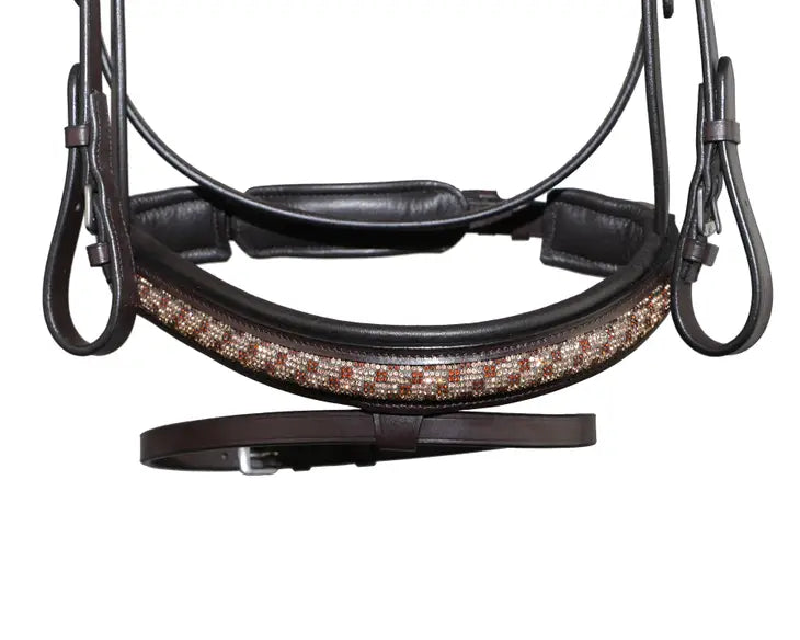 Bonn Crank Dressage Bridle with Flash