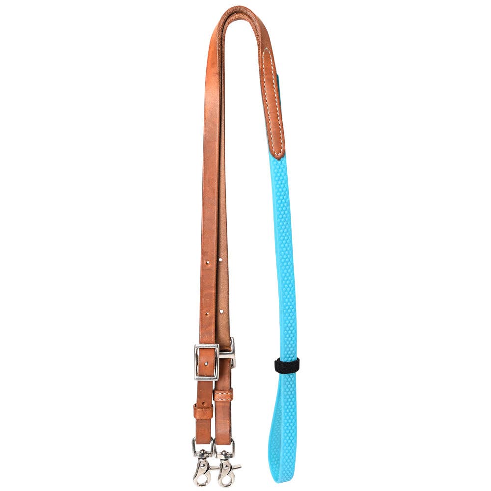 Leather Rubber Grip Contest Reins