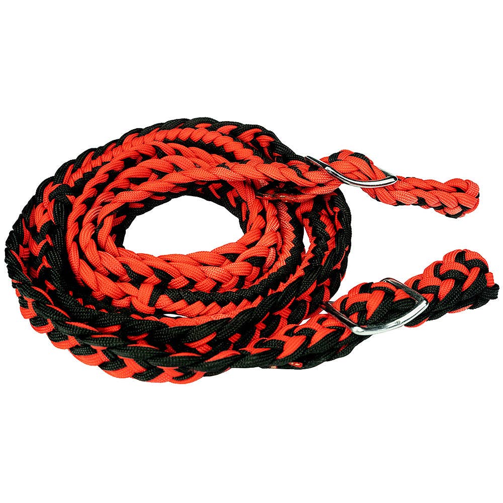 Braided Poly Contest Flat Reins