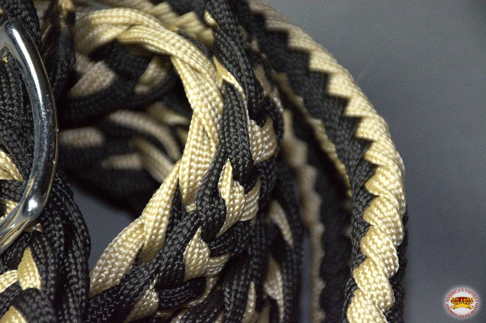 Braided Poly Contest Flat Reins