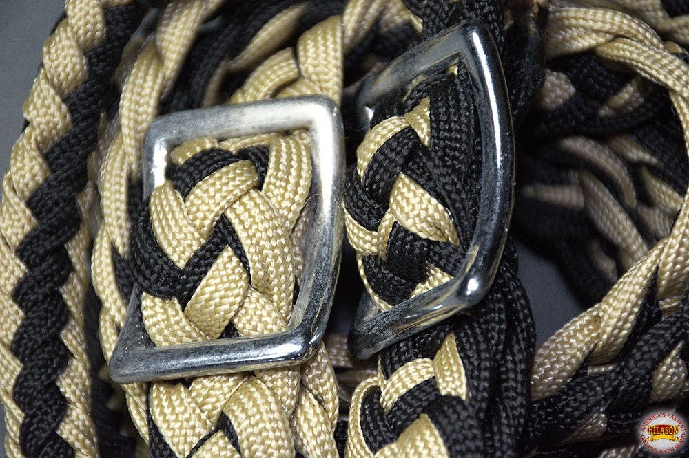 Braided Poly Contest Flat Reins