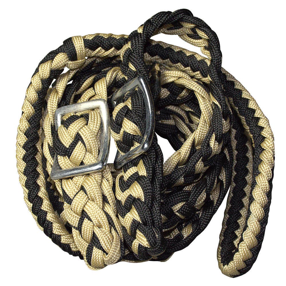 Braided Poly Contest Flat Reins