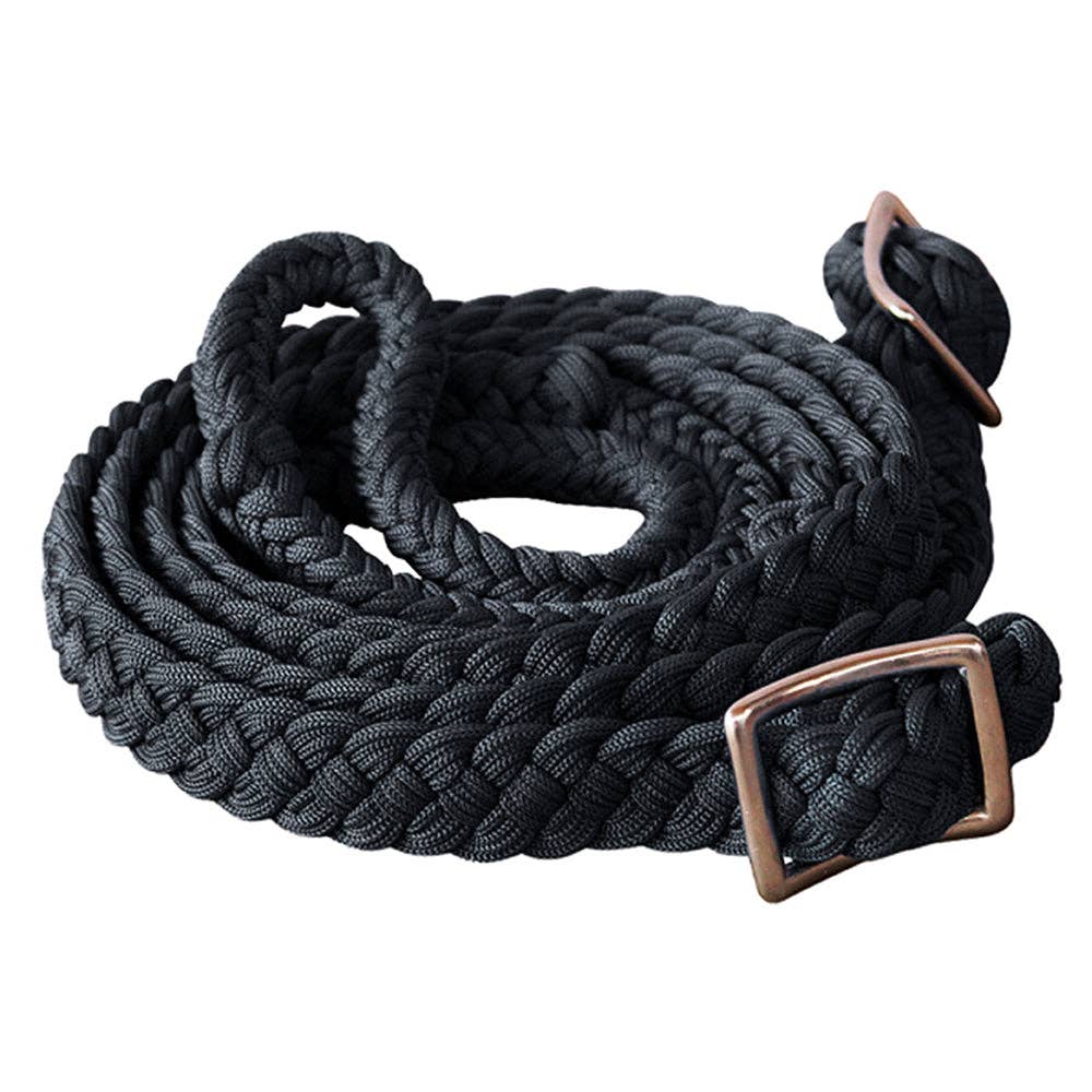 Braided Poly Contest Flat Reins