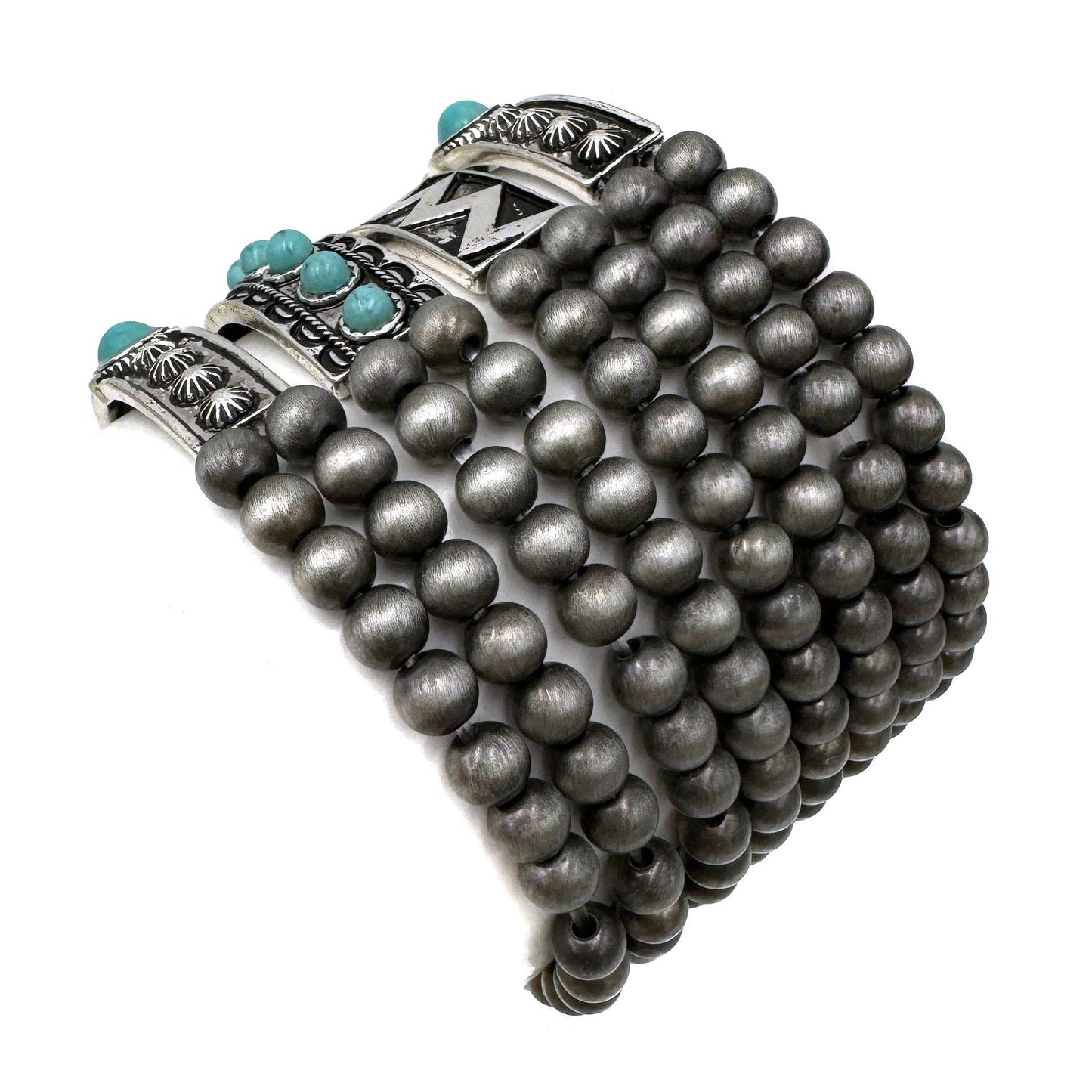 Navajo Style Bead Stretch Bracelet
