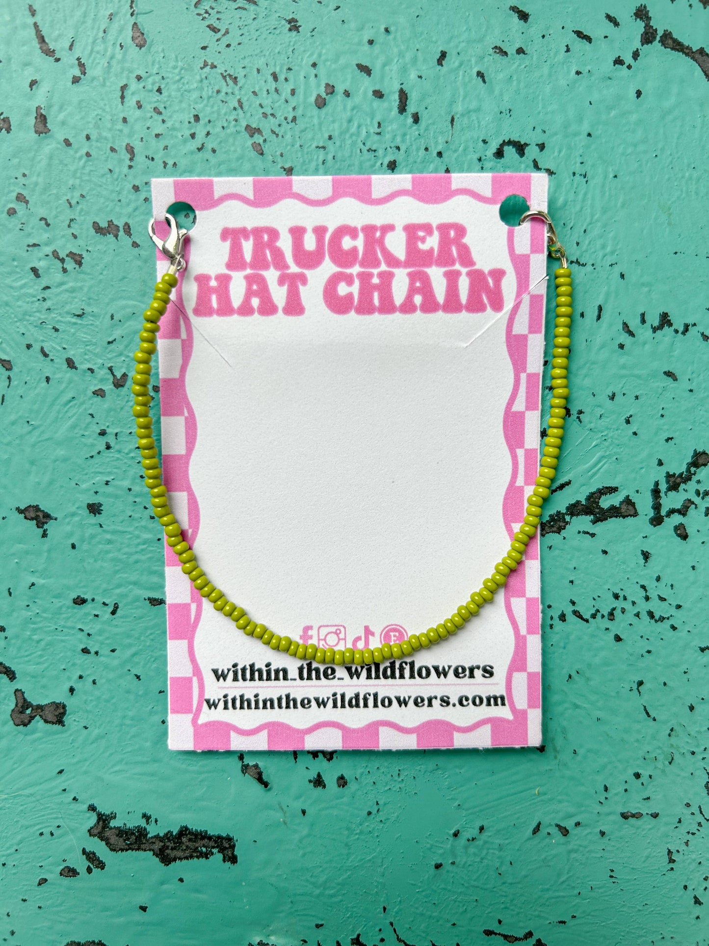 Light Green Hat Charm