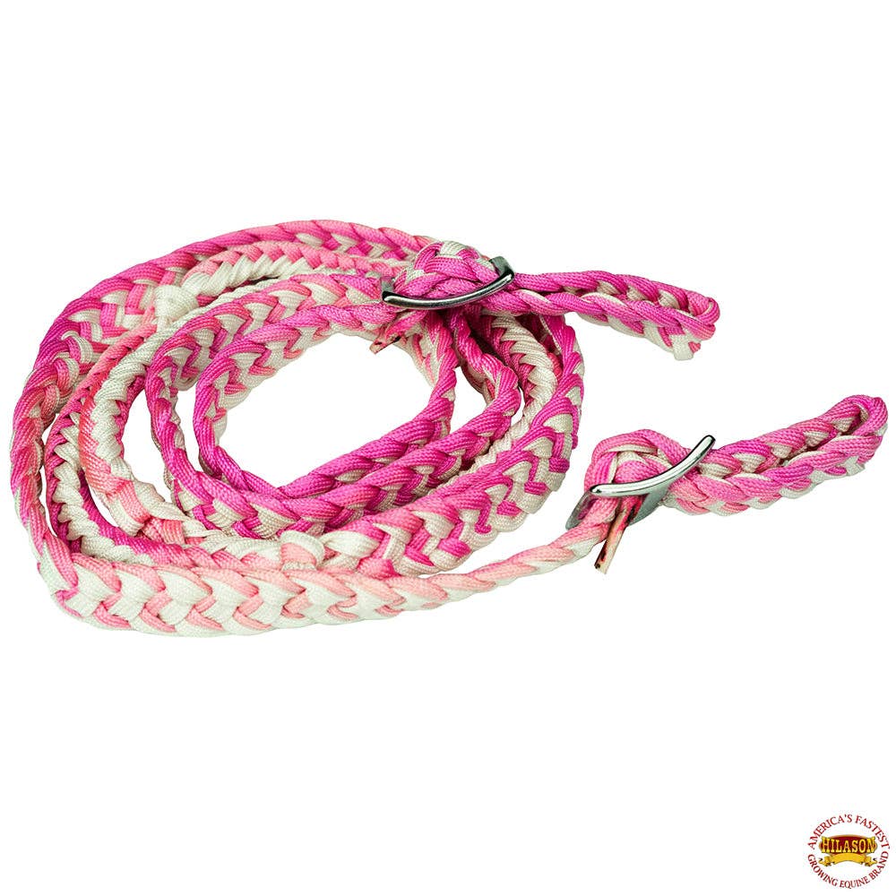 Braided Poly Contest Flat Reins