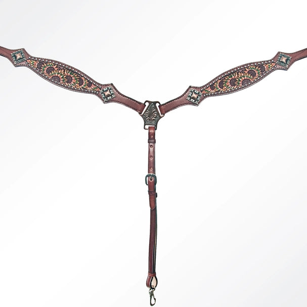 Sunflower Western Breast Collar