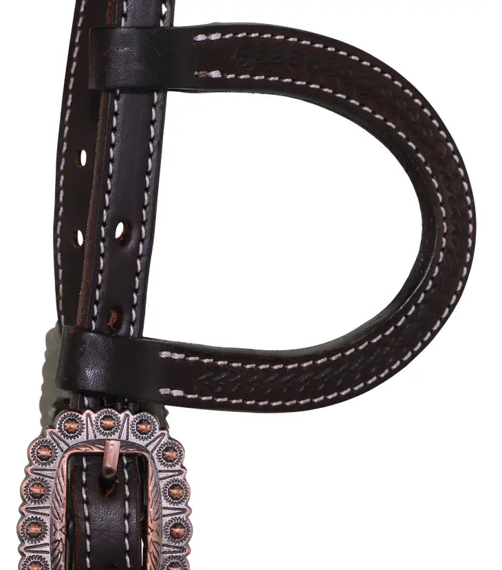 Western Chocolate Brown Headstall