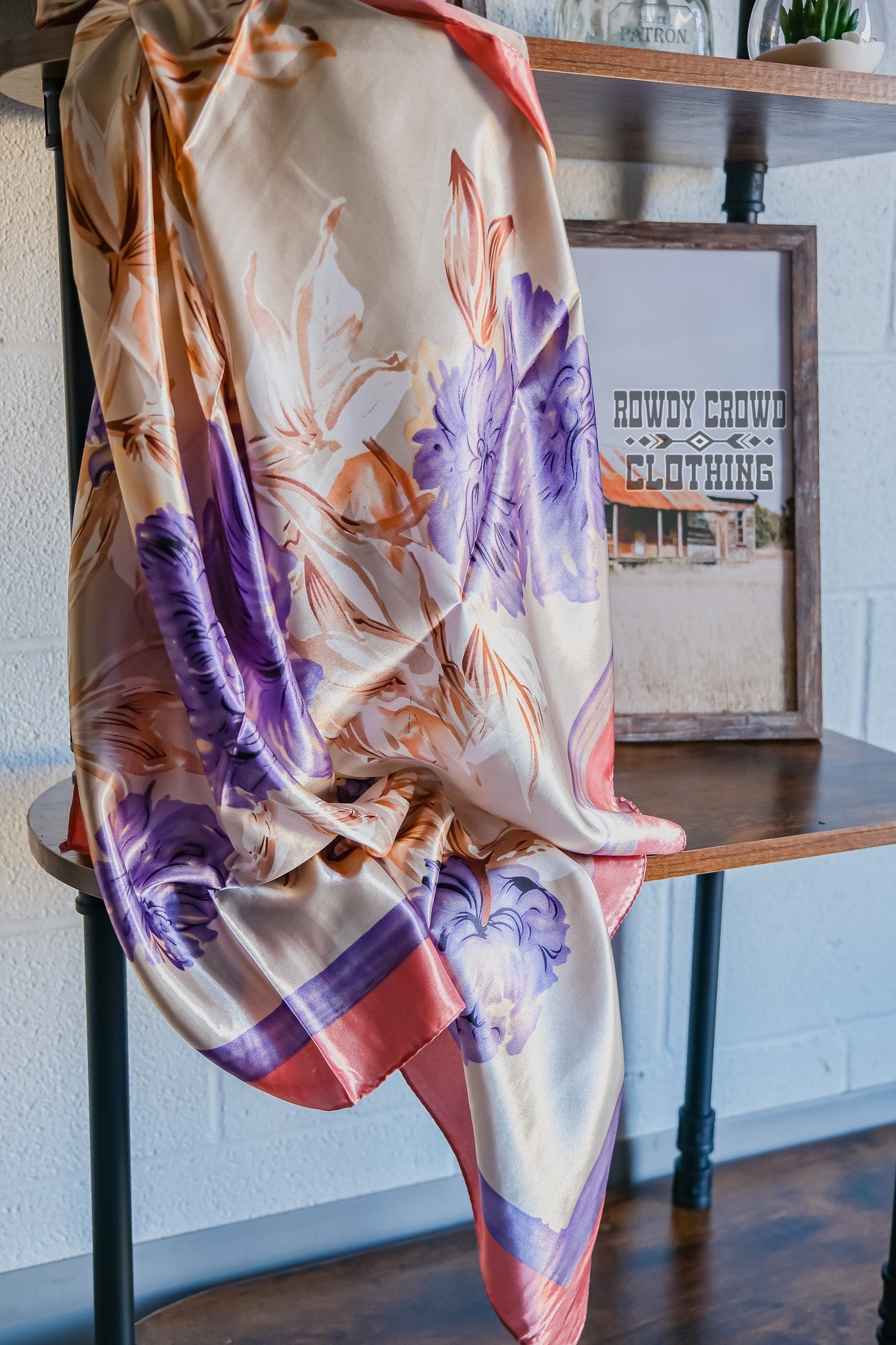 Women's scarf, Western Accessories, Western Apparel, Western Wholesale, western wild rags, cowboy rags, cowboy scarf, Wholesale Accessories, Wholesale Apparel, colorful wild rags, bright wild rags, boho western, paisley print, paisley wild rag, floral wild rag, turquoise