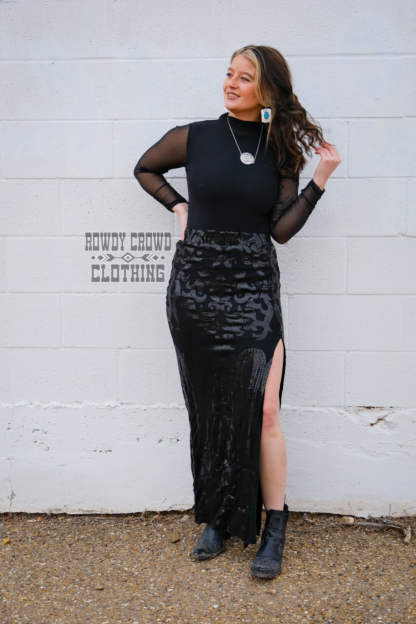 Western Apparel, Western skirts, Western Fashion, Western Boutique, Western Wholesale, cowgirl skirt, western outfits, western attire, western style skirt, western sequin skirt, wholesale clothing, sequin skirt, bling skirt, dressy western, western long skirt, black western skirt