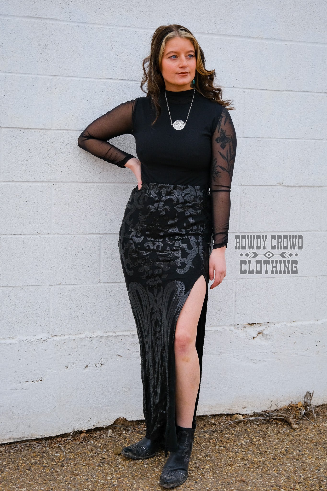 Western Apparel, Western skirts, Western Fashion, Western Boutique, Western Wholesale, cowgirl skirt, western outfits, western attire, western style skirt, western sequin skirt, wholesale clothing, sequin skirt, bling skirt, dressy western, western long skirt, black western skirt