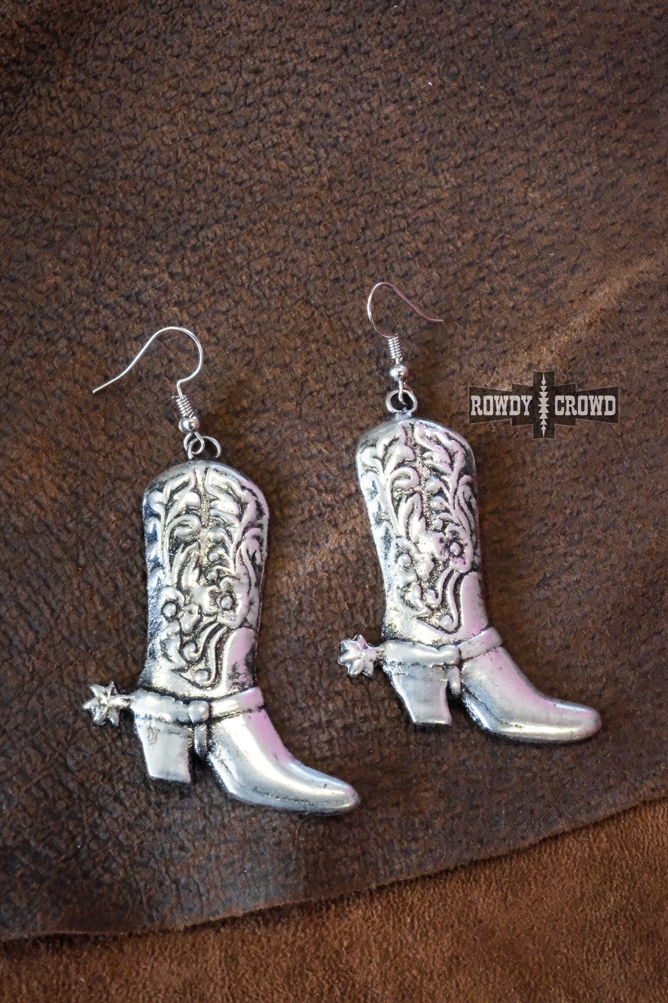 Western Accessories, Western Jewelry, Earrings for Women, Southwestern Jewelry, Western Jewelry Wholesale, Cowgirl Jewelry, Western Wholesale, Wholesale Accessories, Wholesale Jewelry, western boho earrings, silver boot earrings, boot earrings, silver western earrings, western earrings, western dangle earrings