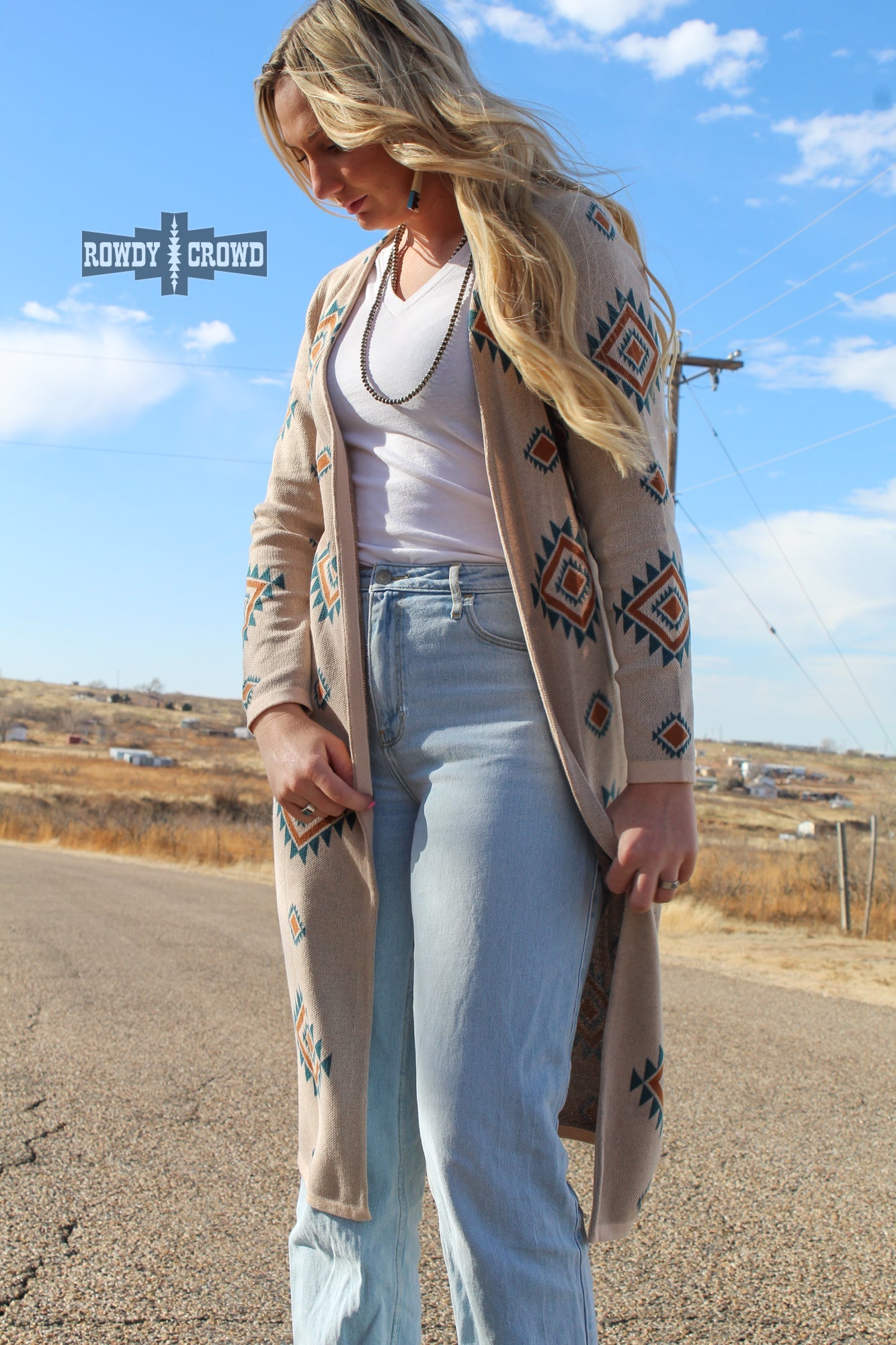 Western Apparel, Western lounge wear, Western Fashion, Western Boutique, Western Wholesale, cowgirl robe, western outfits, western attire, western style robe, western aztec print robe, wholesale clothing, aztec print robe, western robe