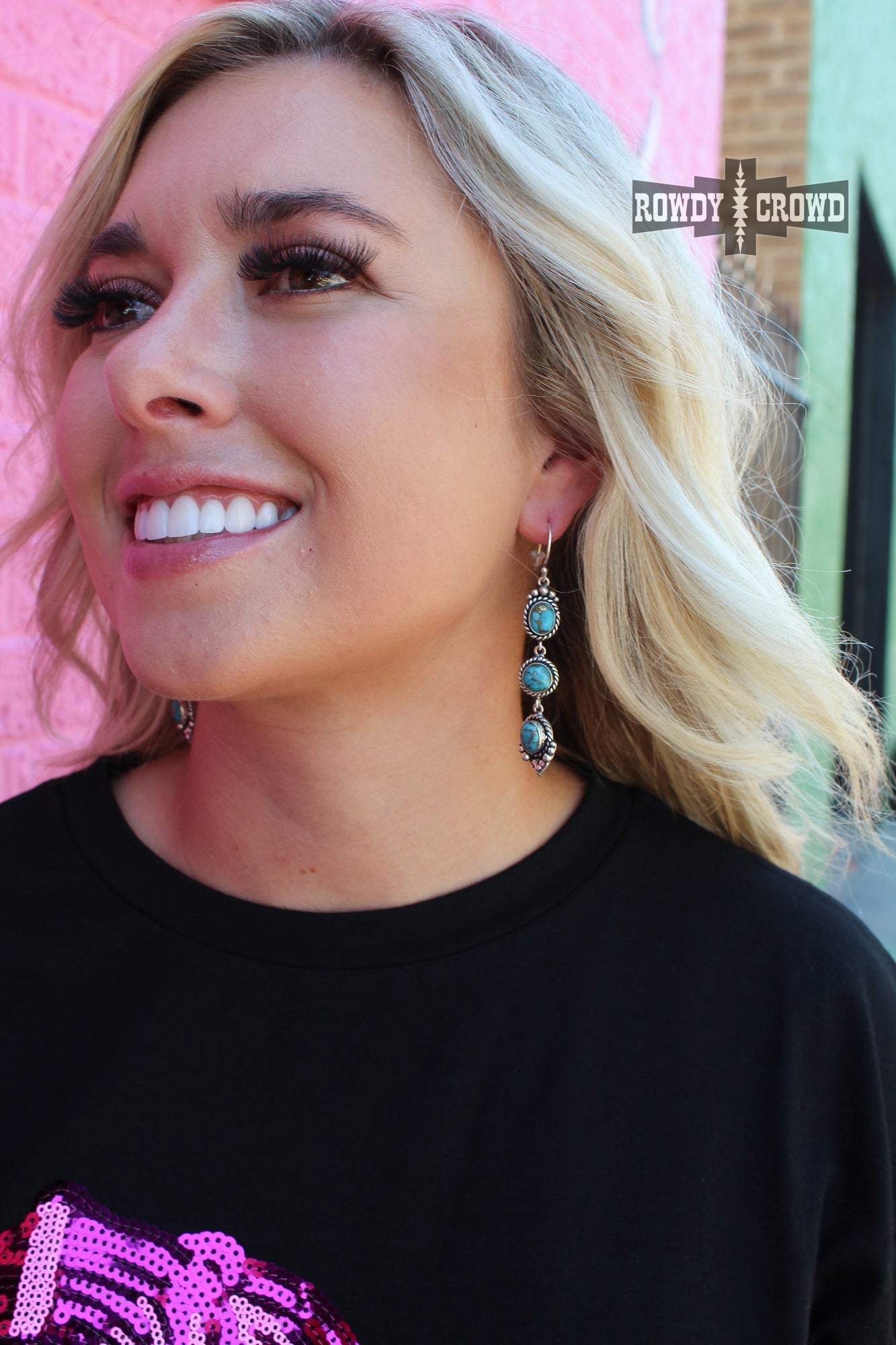 Western Accessories, Western Jewelry, Earrings for Women, Southwestern Jewelry, Western Jewelry Wholesale, Cowgirl Jewelry, Western Wholesale, Wholesale Accessories, Wholesale Jewelry, western boho earrings, silver and turquoise earrings, turquoise stone earrings, turquoise western earrings, turquoise jewelry, turquoise earrings, western earrings, bar earring, real turquoise earring, real turquoise