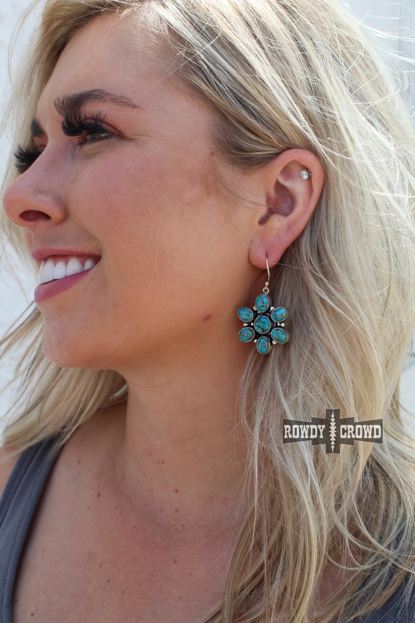 Western Accessories, Western Jewelry, Earrings for Women, Southwestern Jewelry, Western Jewelry Wholesale, Cowgirl Jewelry, Western Wholesale, Wholesale Accessories, Wholesale Jewelry, western boho earrings, silver and turquoise earrings, turquoise stone earrings, turquoise western earrings, turquoise jewelry, turquoise earrings, western earrings, bar earring, real turquoise earring, real turquoise
