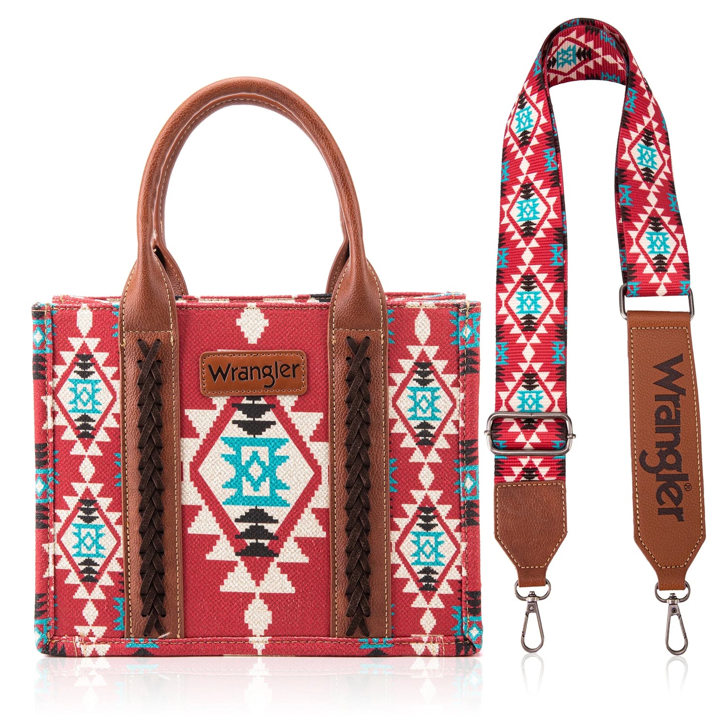 Burgundy Wrangler Canvas Crossbody