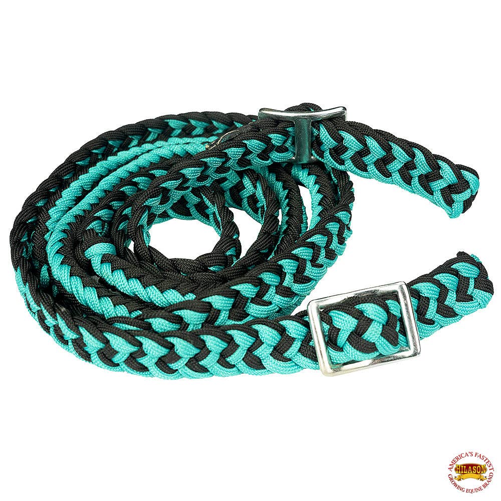 Braided Poly Contest Flat Reins