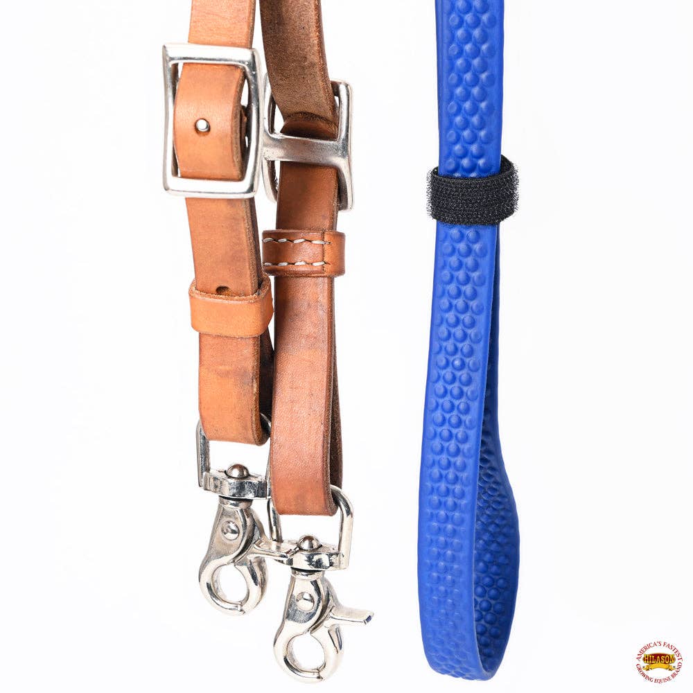 Leather Rubber Grip Contest Reins
