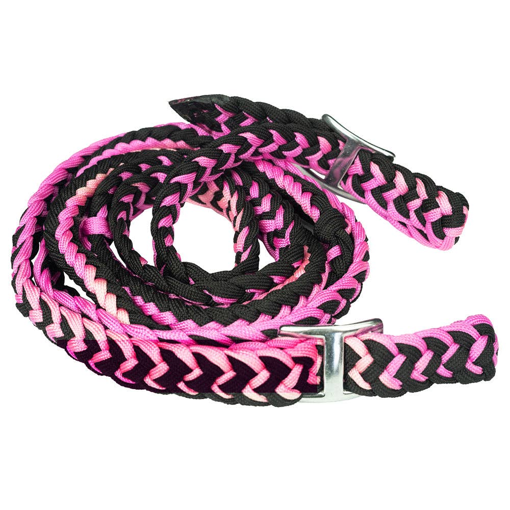 Braided Poly Contest Flat Reins