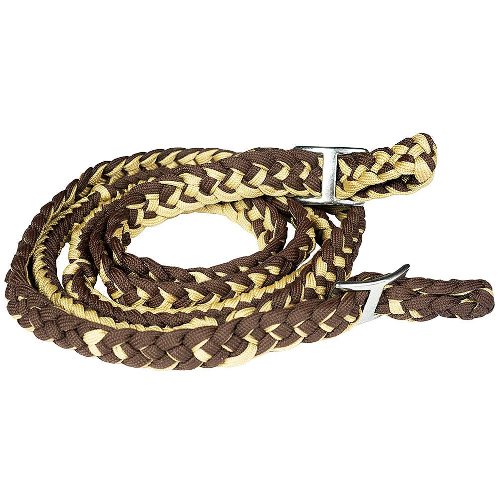 Braided Poly Contest Flat Reins