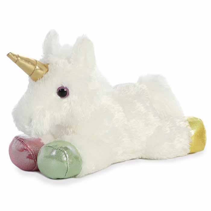 8" Unicorn with Shimmer Feet
