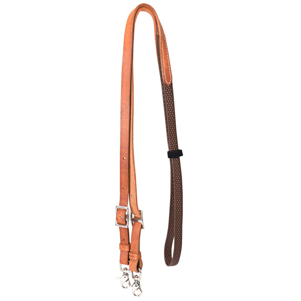 Leather Rubber Grip Contest Reins