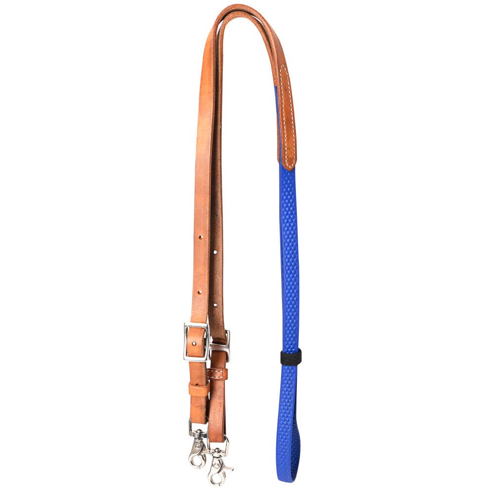 Leather Rubber Grip Contest Reins
