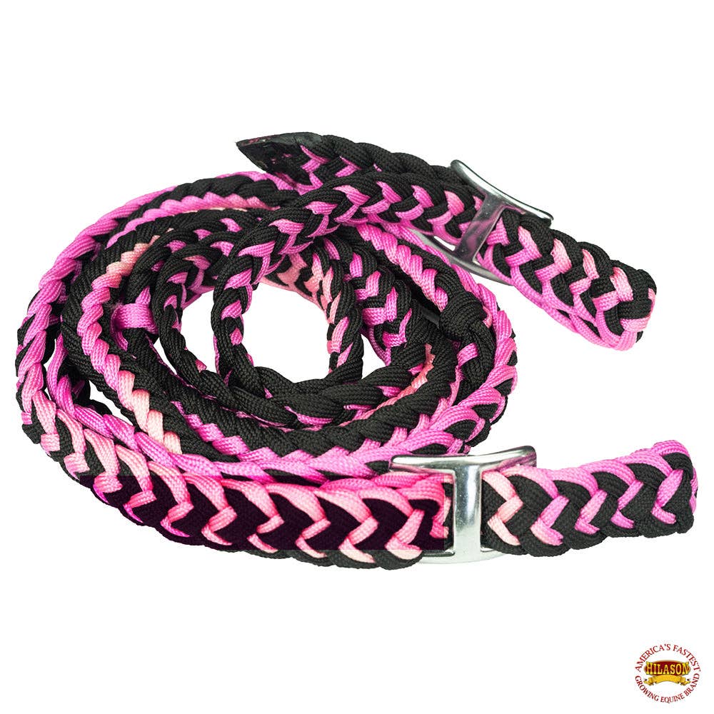 Braided Poly Contest Flat Reins