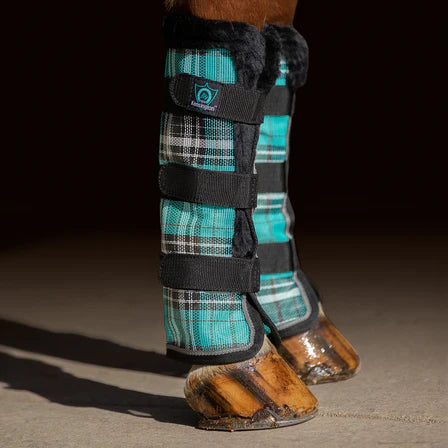 Fly Boots with Fleece Trim