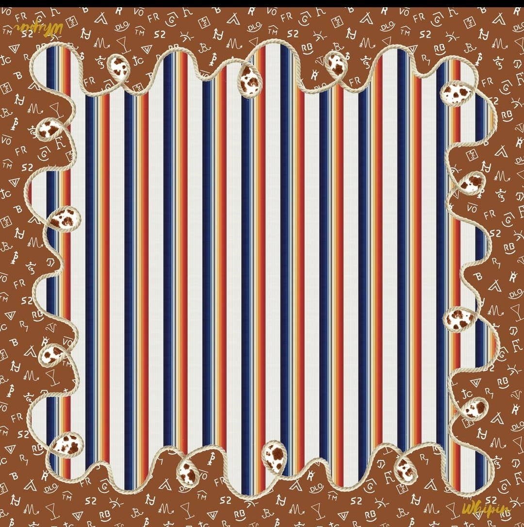 Branded Serape Bandana