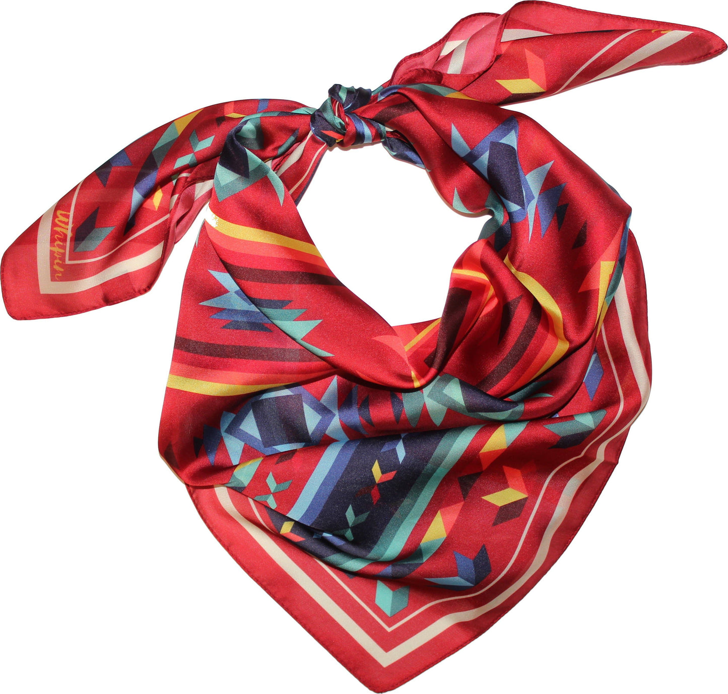 Red Pendleton Print Wild Rag