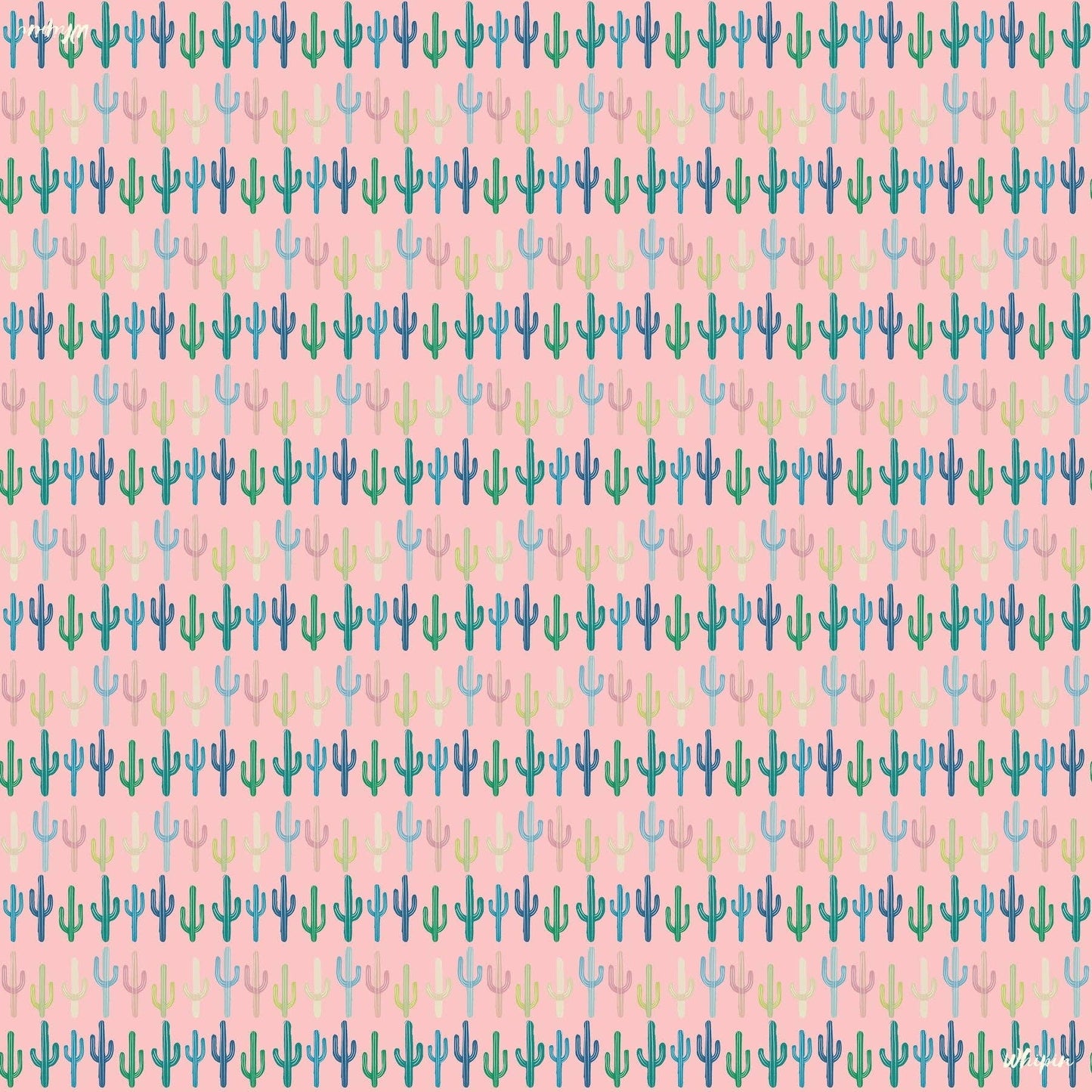 Pink Cactus XL Wild Rag