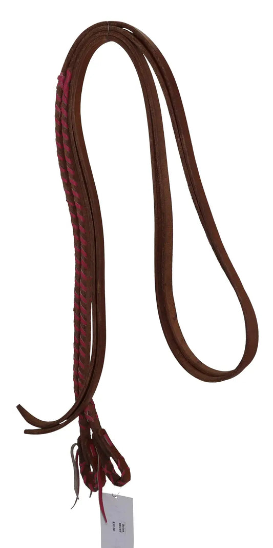 Western Reins Brown & Pink