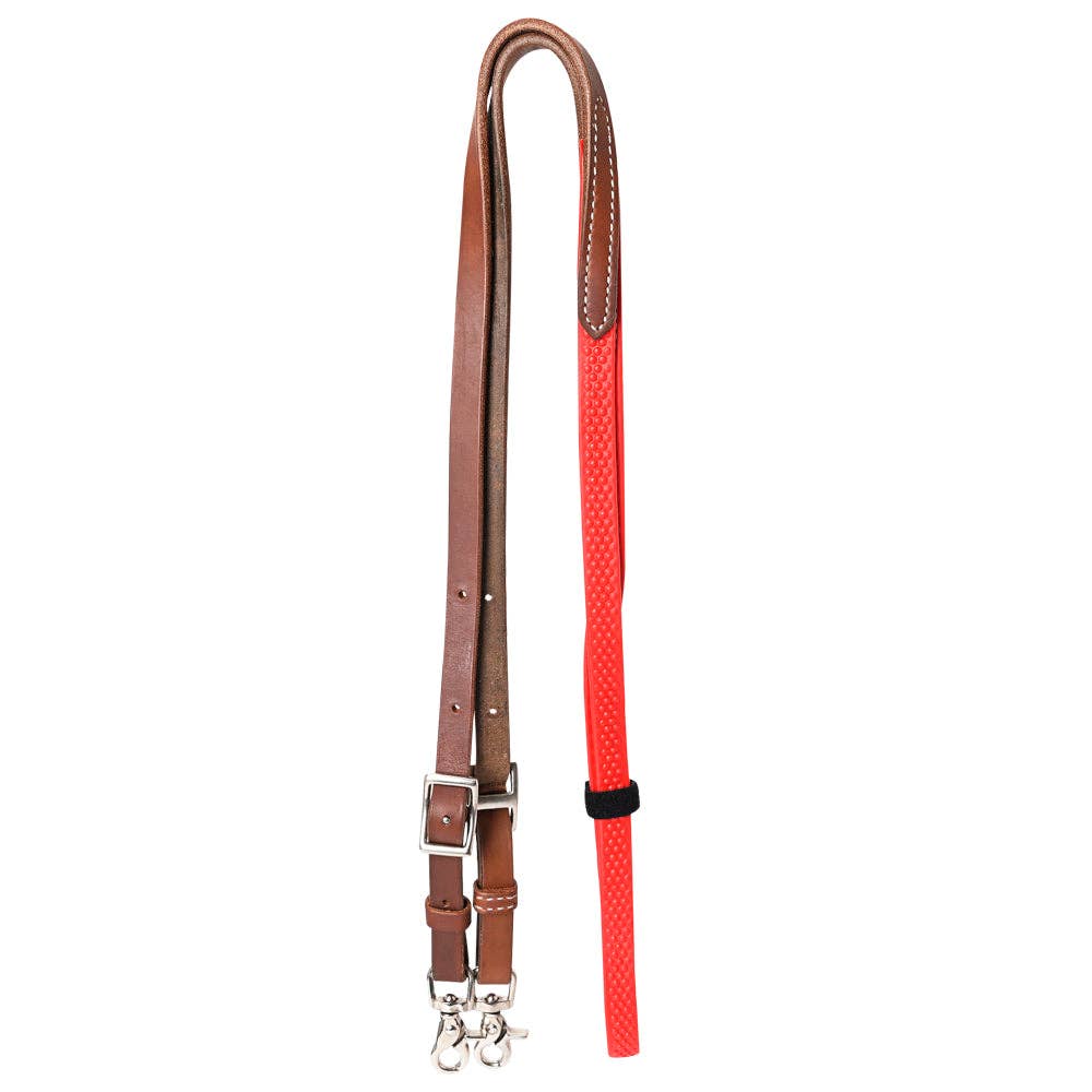Leather Rubber Grip Contest Reins