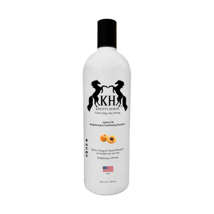 knotty horse apricot oil brightening shampoo
