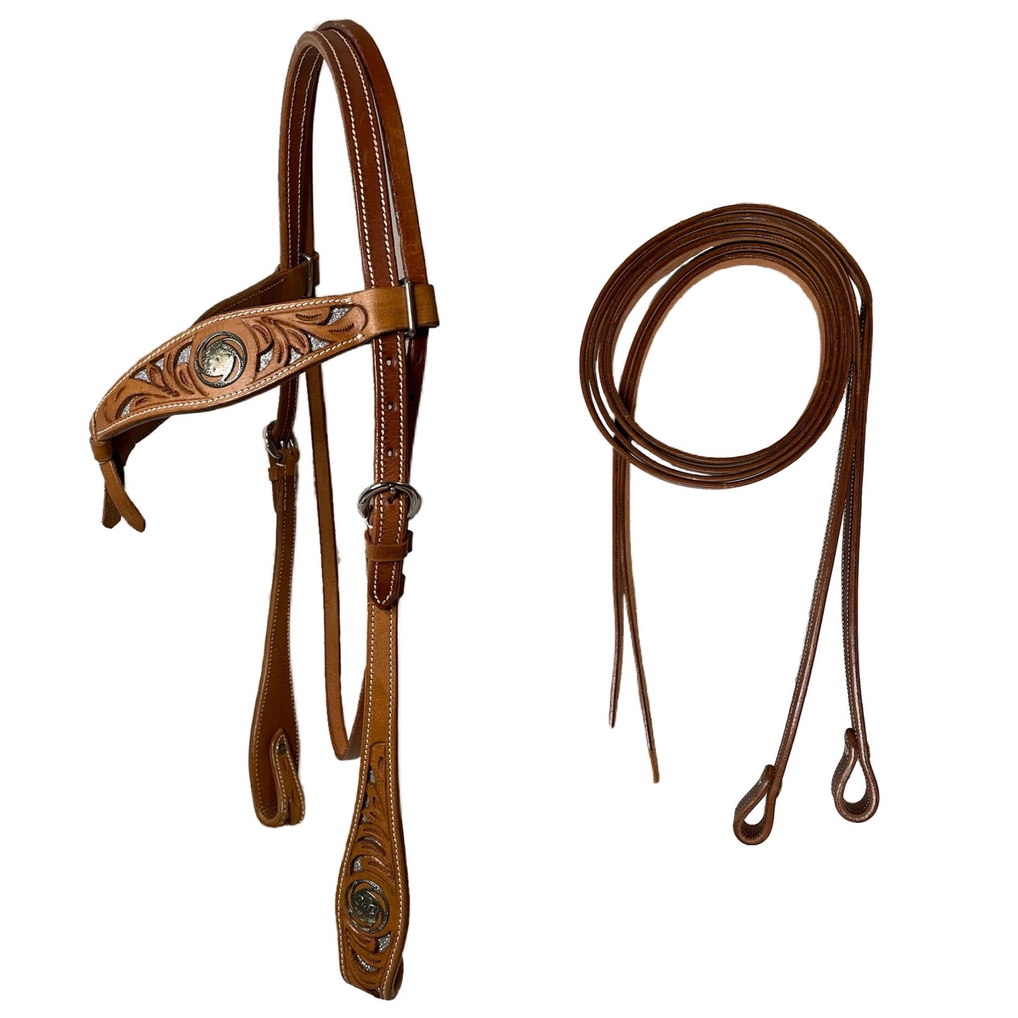 Futurity Knot Headstall With Reins