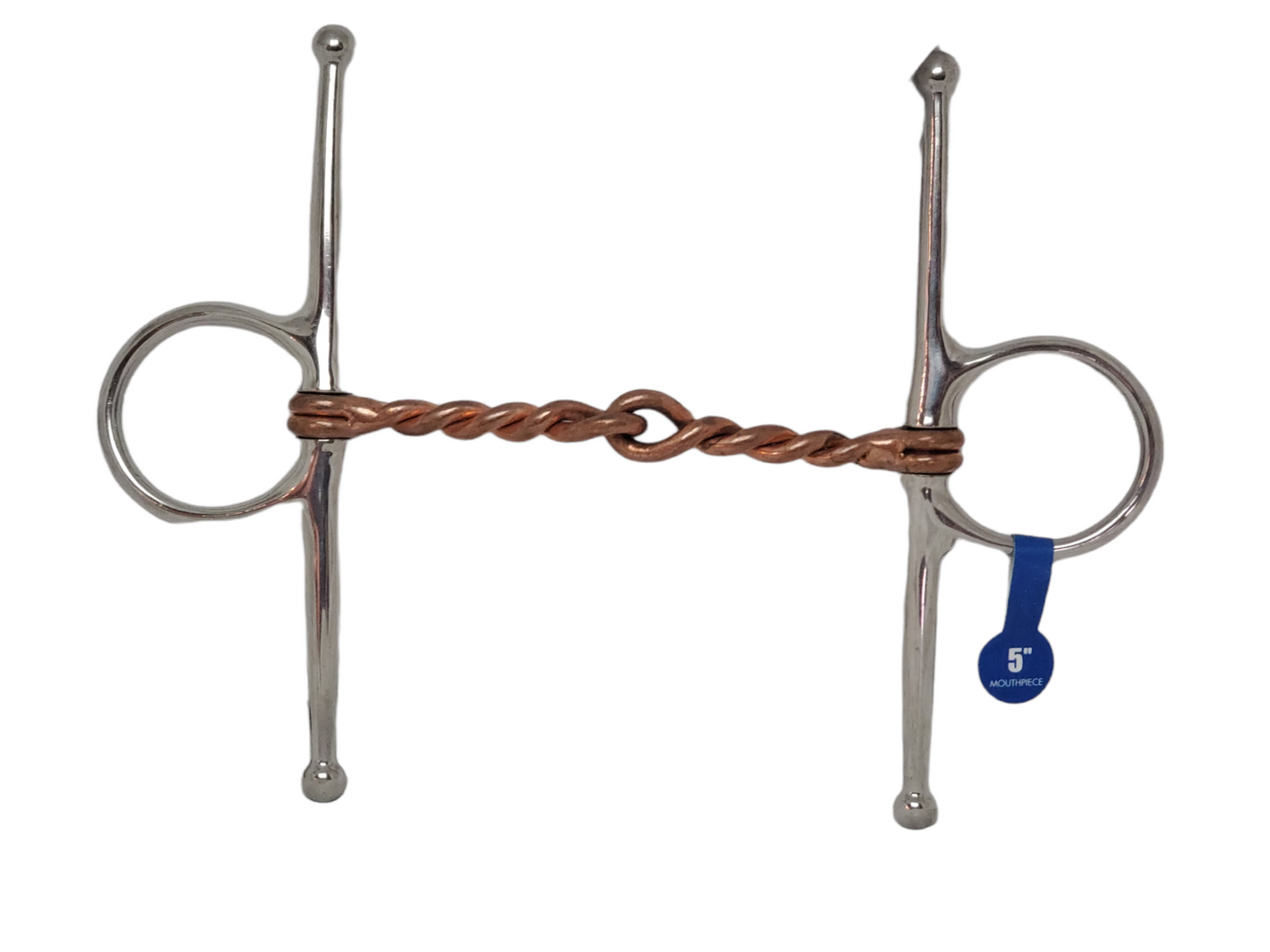 Toklat Copper Twisted Wire Snaffle Full Cheek